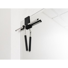 Squeegee douche CERA, noir, acier inoxydable