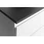 ALTAIR Vanity Unité avec planche 68 cm, ardoise weiß/anthracite