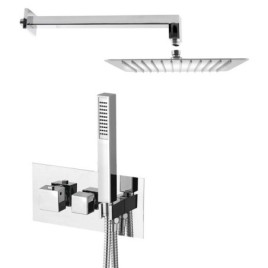 Robinet de douche thermostatique LATUS, incl. Handshower, 2 sorties, chrome