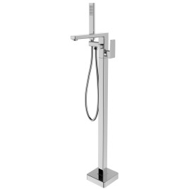 TURSI Freestanding Bath Mixer Tap (connexion de sol), chrome