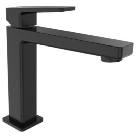 Mitigeur lavabo TURSI sans vidage, (H) 190mm, noir mat