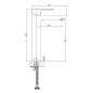 Cersanit City - Mitigeur de lavabo, chrome S951-360
