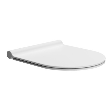 PURA/KUBE X Soft Fermer siège de toilette, SLIM, duroplastique, blanc mat