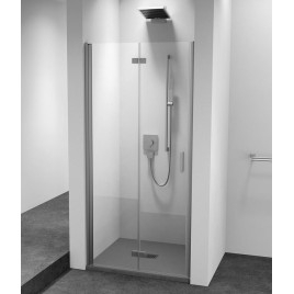 ZOOM Alcove Porte de douche 700 mm, verre clair, gauche