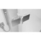 ZOOM Porte de douche 900 mm, verre clair, gauche