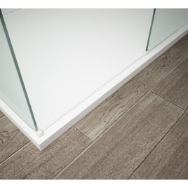 Barre de débordement ESCA 1200mm, blanc mat