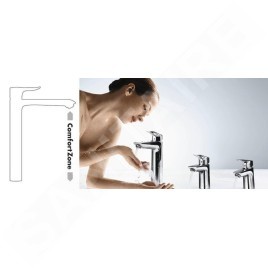 Axor Starck Organic - Mitigeur de lavabo électronique, alimentation par piles, chrome 12172000