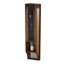 RETRO À côté de l'unité de stockage Miroir 25x115x20cm, droit / hêtre