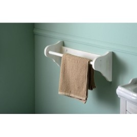 RETRO Porte-serviettes 50x17cm, vieux blanc