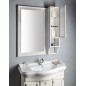 RETRO À côté de l'unité de stockage Miroir 25x115x20cm, vieux blanc
