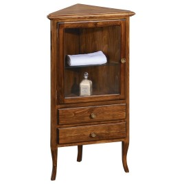 Unité de rangement de coin RETRO 60x120x47cm, gauche / hêtre