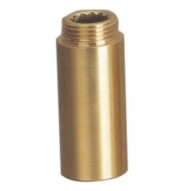 Pipe mâle rallonge 1/2"100mm, laiton