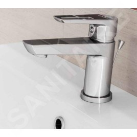 Cersanit Mille - Mitigeur de lavabo avec vidage, chrome S951-045