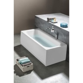 LAURA Bain rectangulaire 160x70x39cm, Blanc