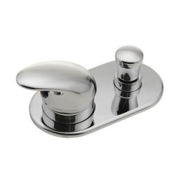 BD Deck Mounted Mixer Tap, 2 voies, chrome