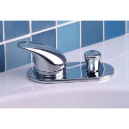 BD Deck Mounted Mixer Tap, 2 voies, chrome