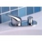 BD Deck Mounted Mixer Tap, 2 voies, chrome