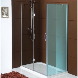 LEGRO Porte douche 1200mm, verre clair