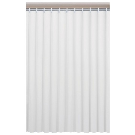 UNI Rideau de douche 120x200cm, vinyle/blanc