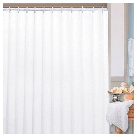 UNI Rideau de douche 120x200cm, vinyle/blanc