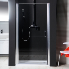 ONE Porte de douche d'Alcove 1000 mm, verre clair