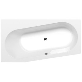 ASTRA WL Bain asymétrique 165x90x48cm, Blanc