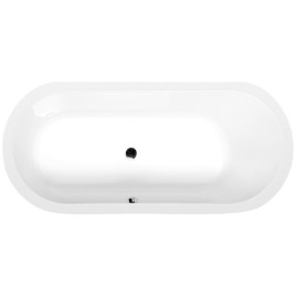 ASTRA O Bain ovale 165x75x48cm, Blanc