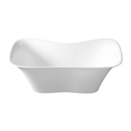 FLORA Cast Marble Freestanding Bath 180x80x67cm, Blanc