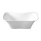 FLORA Cast Marble Freestanding Bath 180x80x67cm, Blanc