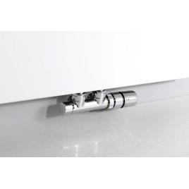 Radiateur de salle de bain MAGNIFICA 456x1206 mm, blanc texturé