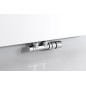 Radiateur de salle de bain MAGNIFICA 456x1206 mm, blanc texturé