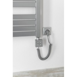 KTX radiateur thermostatic élément de chauffage 600 W, argent