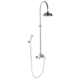 ANTEA Shower Combi Set avec branchement de robinet, chrome