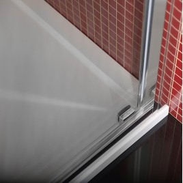 LUCIS LINE Porte douche 1200mm, verre clair