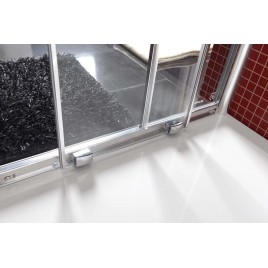 LUCIS LINE Porte de douche 1600mm, verre clair