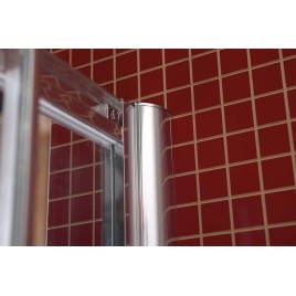 LUCIS LINE Porte de douche 1600mm, verre clair