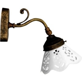 BARI Light E14 40W, 230V, teinte céramique/bronze