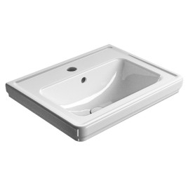 CLASSIC lavabo en céramique 60x46cm, blanc ExtraGlaze