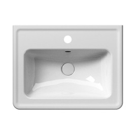 CLASSIC lavabo en céramique 60x46cm, blanc ExtraGlaze