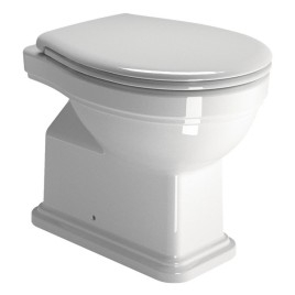 CLASSIC WC pan 37x54cm, S-trap, blanc ExtraGlaze