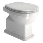 CLASSIC WC pan 37x54cm, S-trap, blanc ExtraGlaze