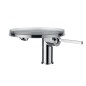Laufen Kartell - Mitigeur de lavabo à levier Disc, chrome/clair H3113310041101