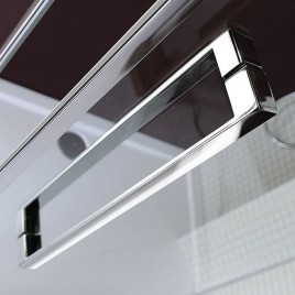 LUCIS LINE Porte de douche poignée 340x20x36mm, chrome