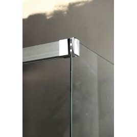 FONDURA Porte douche 1200mm, verre clair