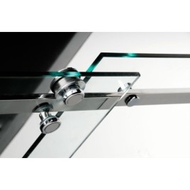 DRAGON Porte de douche 1700mm, verre clair