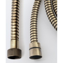 Tuyau de douche en métal POWERFLEX, 175cm, bronze