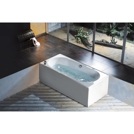 VIVA B Bain rectangulaire 185x80x47cm, Blanc