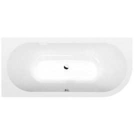 VIVA L Bain Asymétrique 185x80x47cm, Blanc