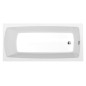 LILY Bain rectangulaire 140x70x39cm, Blanc