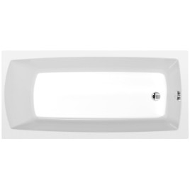 Bain rectangulaire LILY 150x70x39cm, Blanc